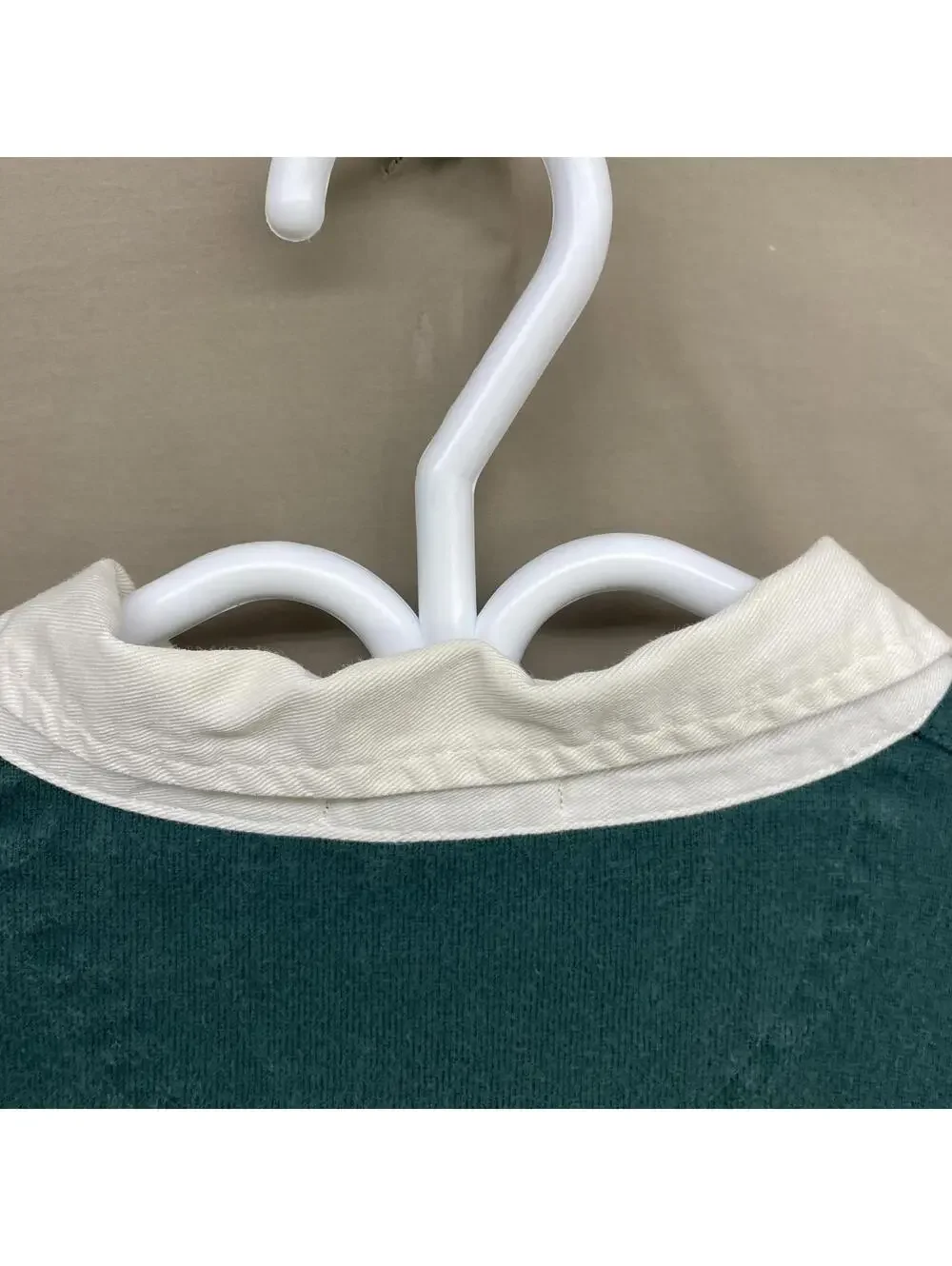 Vintage G.H. Bass & Co. Rugby Polo Shirt Green Navy Red Striped Men's M - Picture 6 of 7